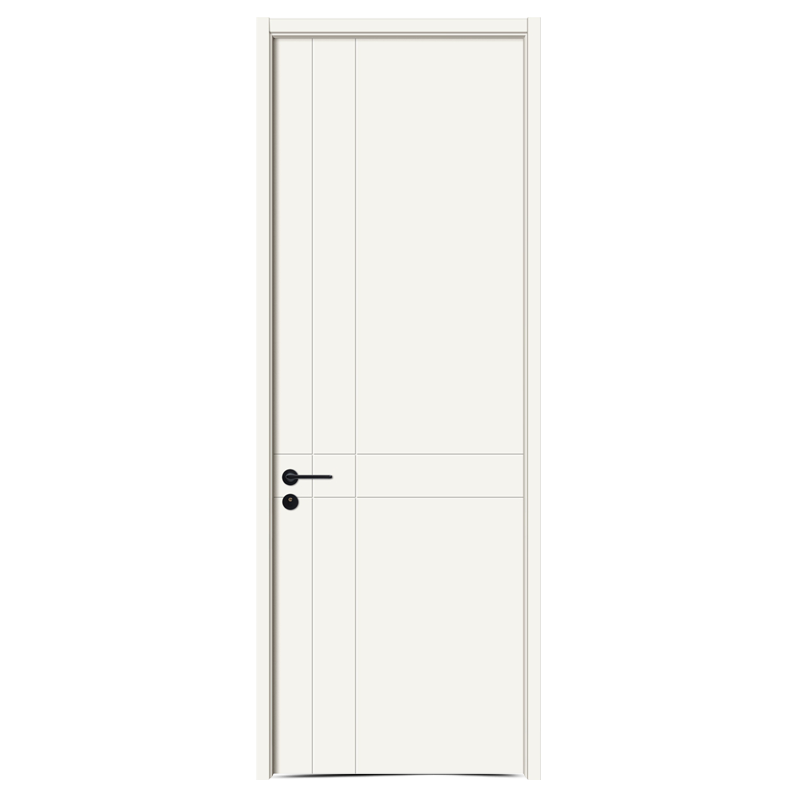 GW-109 Pure white PVC flush inner panel door
