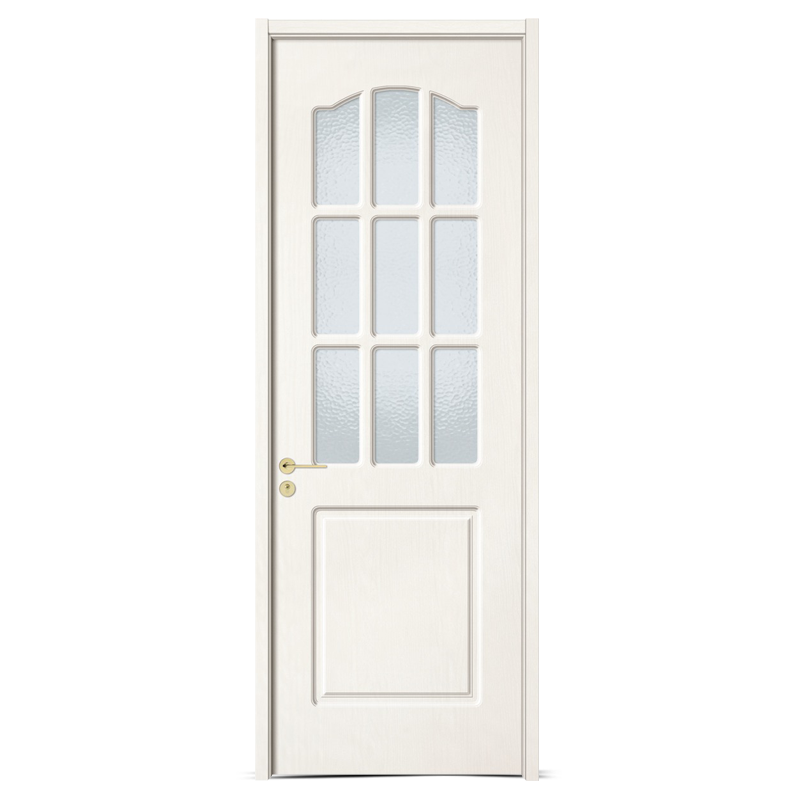 GW-110B White ash bathroom interior wood door