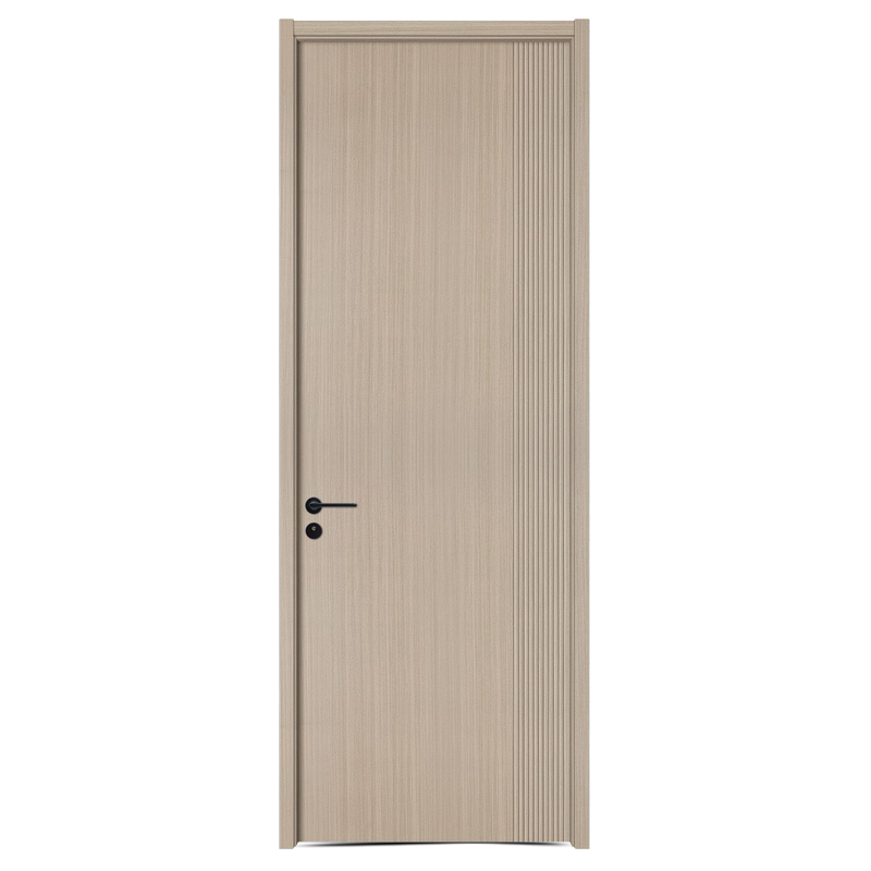 GW-115 Silver pear PVC MDF interior flat design wooden door