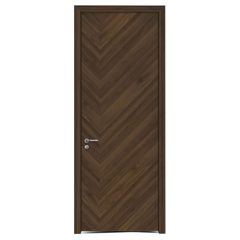 GA-35 Black sandel wood veneer interior semi-solid woodend door