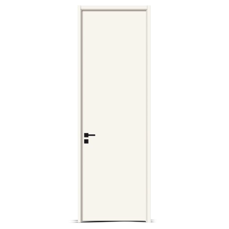 White melamine wood door