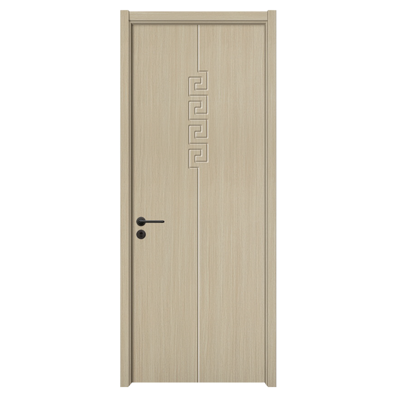 GA20-32 Light maple wood Chinese style PVC wood door interior door