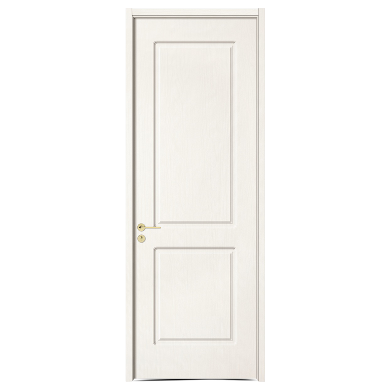 GW-121 White ash two panel design wooden door