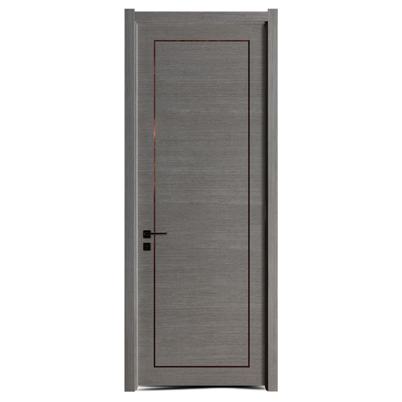 GA-06 MDF solid wood veneer painting interior wooden door