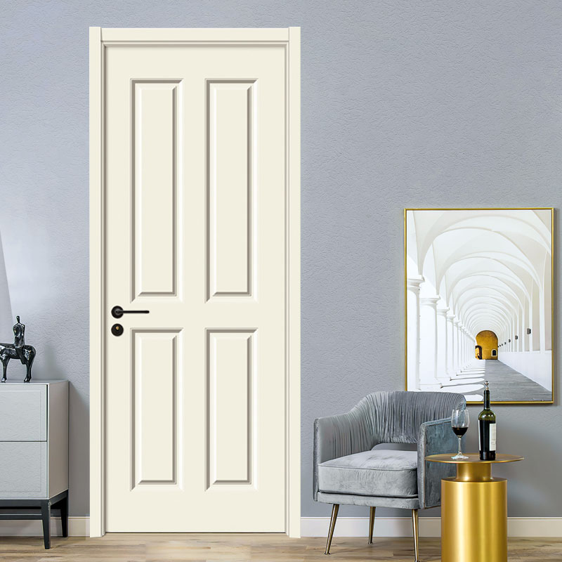 GA20-65 Four panel pvc mdf interior wood door