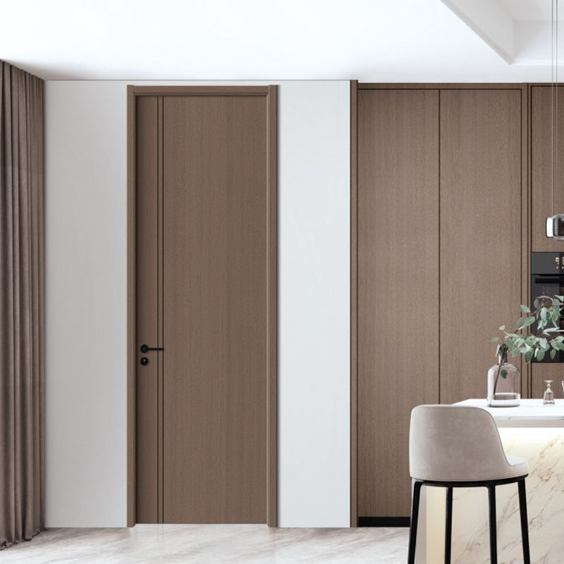 Walnut MDF plywood melamine interior door