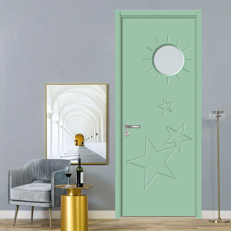 GA20-113 cartoon PVC MDF interior room door