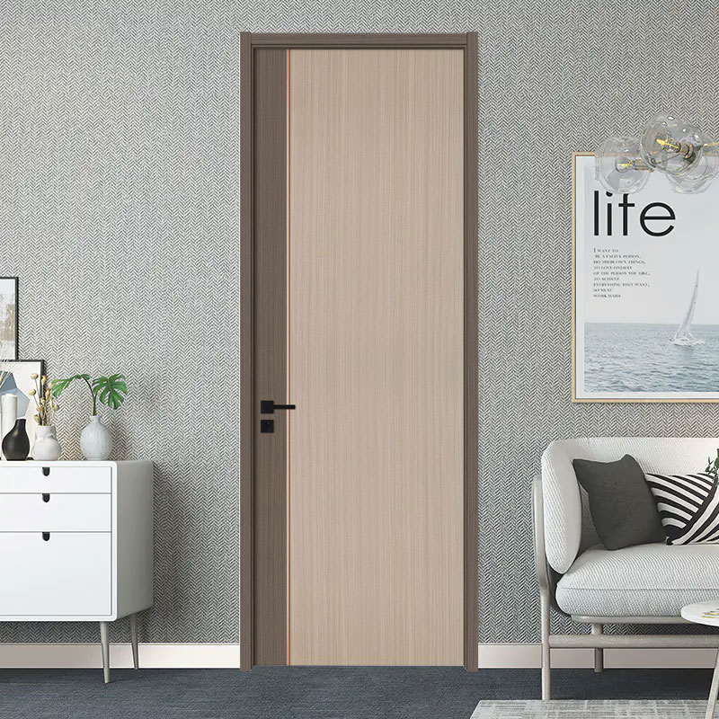 GW-302 Double color PVC MDF interior room door  