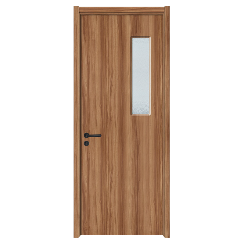 GA20-100B Light oak office door interior PVC noiseless wooden door