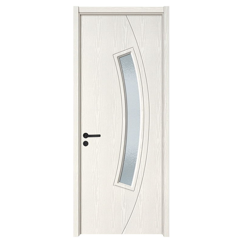 GA20-105B White manchurian ash office door PVC frosted glass door