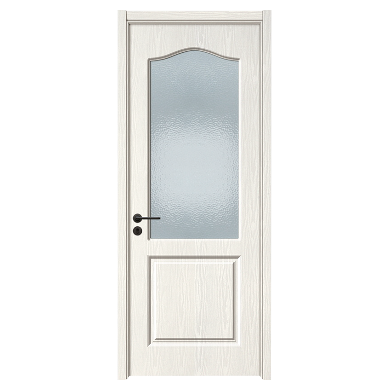 GA20-62B White manchurian ash plywood glass wooden door