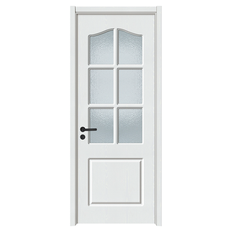GA20-83 White European style frosted glass interior wooden door
